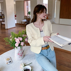 春装新款时尚小香风外套浙宝B2楼239-P125-控185，女装短外套，姿衣轩