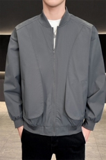户外夹克男棒球领纯色上衣冲锋衣外套DSA157B-JK7869-P70，男装夹克，电商A157B