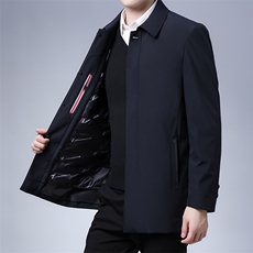DW-F06冬季男士可拆卸内胆羽绒服保暖外套修身潮流帅气P239，男装羽绒服，电商B360
