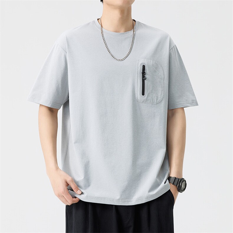 户外机能风运动短袖T恤男夏季宽松山系百搭上衣A406T885特P30,男装T恤,星座309（原A406）