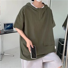 潮流夹克潮男休闲时尚外套防晒衣薄款短袖连帽T755P32，男装夹克，星座1116-2