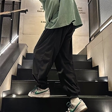 男秋季新款港风休闲裤米妮绒SK08P40加绒，男装休闲裤，星座1116-2