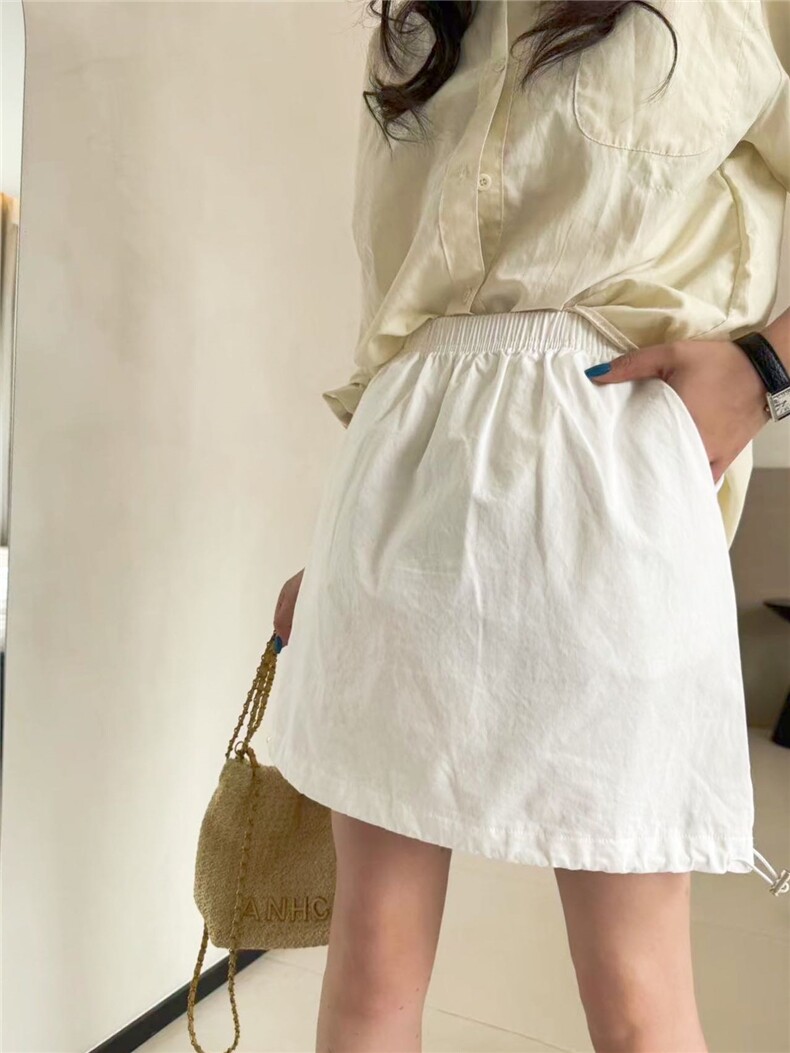 夏季新款工装裤裙时尚百搭,女装半身裙,湘姗