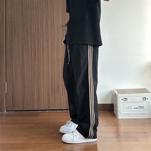大量现货三条杠设计感条纹速干裤男女款夏季潮流痞帅DY5036-特P35图片