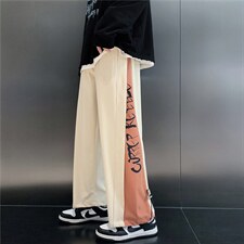 2024秋冬季款休闲裤男宽松直筒休闲韩版潮流青年A161-2-G332-P35，男装休闲裤，电商A161-2