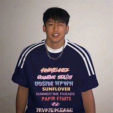 夏季美式高街重磅纯棉三条杠织带撞色男女短袖T恤ZD513-特P30，男装T恤，电商A486