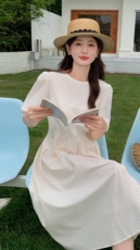 2024夏季纯棉连衣裙P108K155，女装连衣裙，慧峰