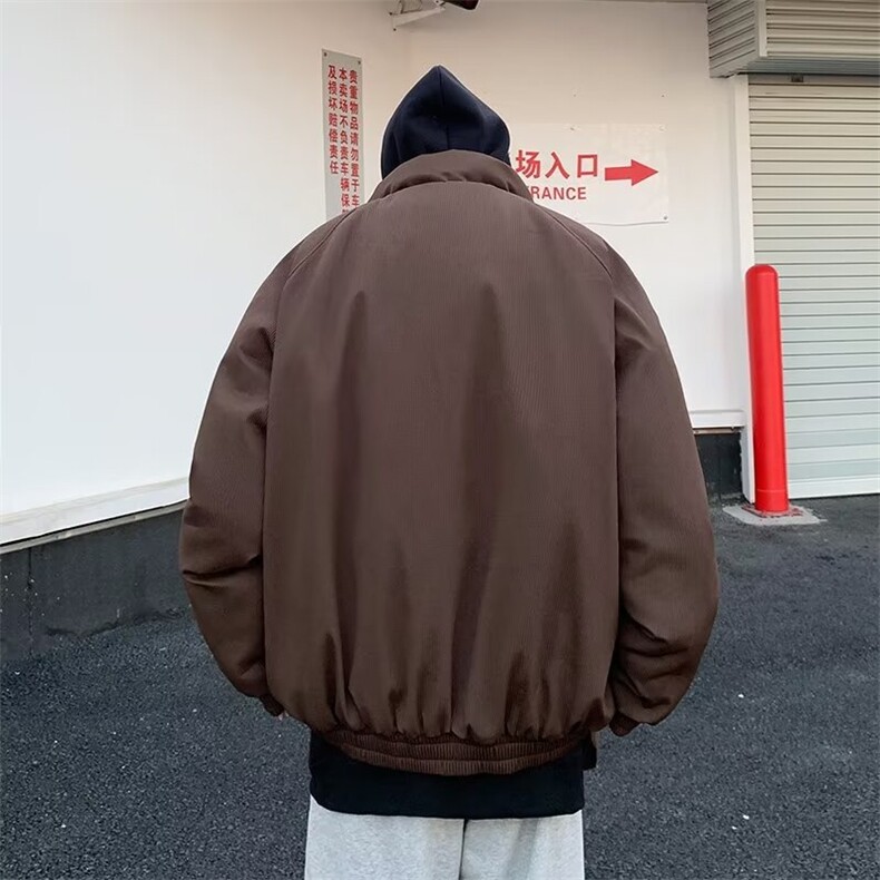 2024冬季新款棉衣男士加棉加厚保暖棉袄宽松百搭立领棉服WM212,男装棉衣,星座506