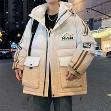 2025秋冬新款连帽棉衣男休闲宽松青少年外套，男装棉衣，星座1206（原A206）