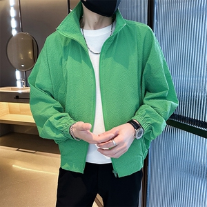 23夏季店主小伙痞帅男薄款立领防晒衣户外夹克外套A236-5018-P85图片