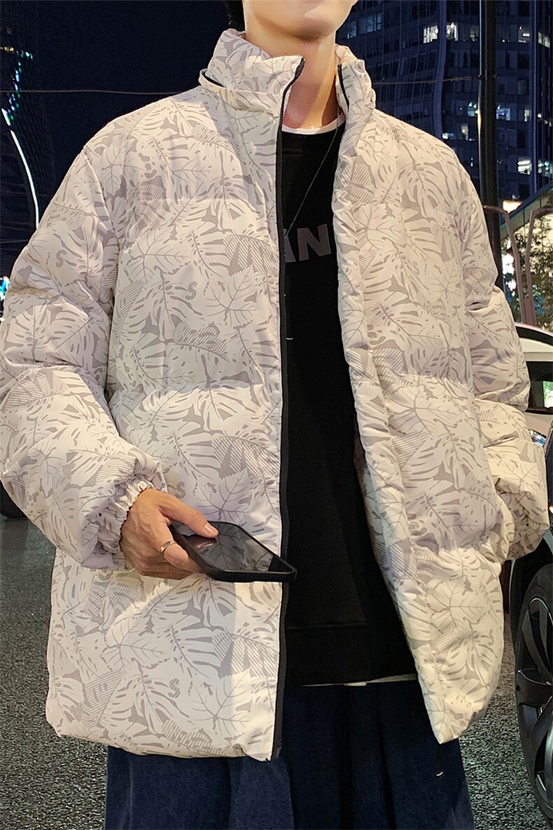 冬季棉衣男士外套潮流时尚双面穿棉服冬装加厚保暖棉袄MY3091P70,男装棉衣,电商A086