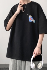 DX17262-P20纯棉短袖t恤男大码半袖打底衫宽松体恤衫大皂风，男装T恤，电商A040