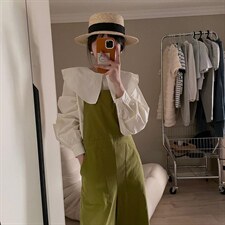 夏季新款现货，设计款背带裤，其它，单井 Single Well