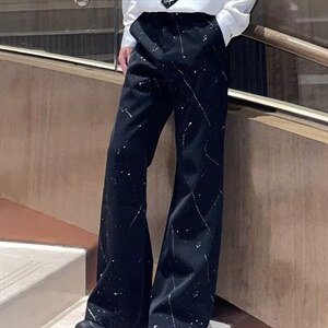 有货DXK53-特批45高级感满天星西服套装男士休闲西裤西装图片