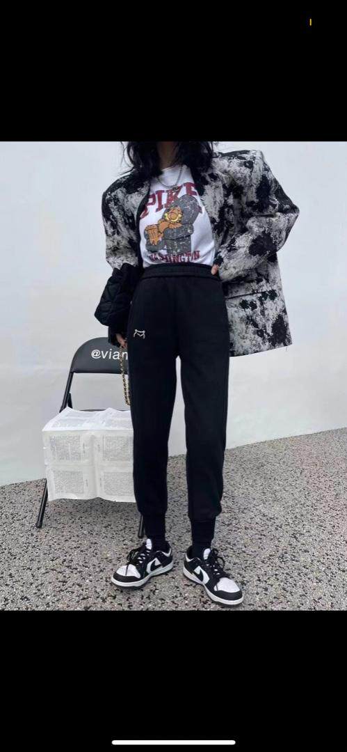 卫裤奥粒绒，女装休闲裤，欧妮卡蒂蔓