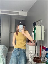 【现货】夏季新款6色针织背心，女装背心吊带，陶子频道