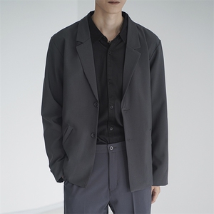 男士西装英伦轻熟风男士单排扣西服A338-1 XF01 P55图片