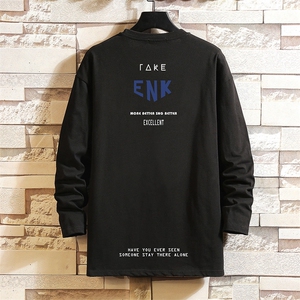TX3120-P25 纯长袖t恤男大码圆领打底衫体恤上衣服图片