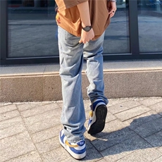 新款慵懒文艺简约潮潮流男ins长裤原宿青春流行牛仔裤XX8819，男装牛仔裤，星座208-5