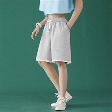 2023夏新款潮流宽松五分运动裤WK60-特批22，女装休闲裤，星座718-1
