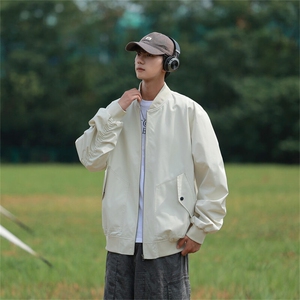 春季飞行服夹克外套男简约休闲百搭棒球服上衣 迷彩P65 JK837-P60图片