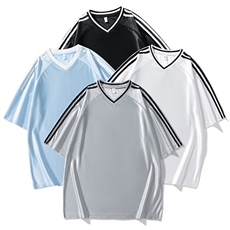 V领T恤运动速干衣男夏季透气健身跑步短袖体恤，男装T恤，星座1206（原A206）