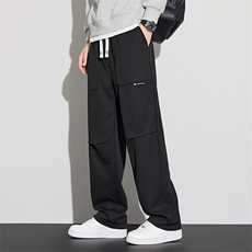 2025春季美式高街vibe褶皱工装男潮牌休闲裤子XZ301b-2-CK716TP28，男装休闲裤，星座301B-2（原A443-1）