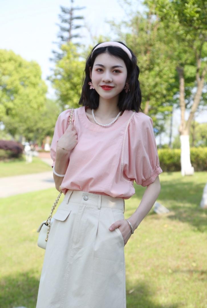 夏季短袖净色小衫,女装其它,维纳真蒂 纳易莲