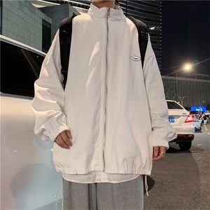 双面穿ins潮流外套男秋季hiphop高街上衣宽松美式工装 W1539-P58图片