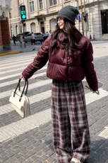 现货！（90新标带检）时尚纯色短款洋气加厚保暖羽绒服女冬季潮品，女装羽绒服，衣秀之家