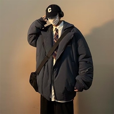 新款多拉链棉衣男冬季棉袄外套韩版潮流面包服MY59-P88，男装棉衣，星座1109-3