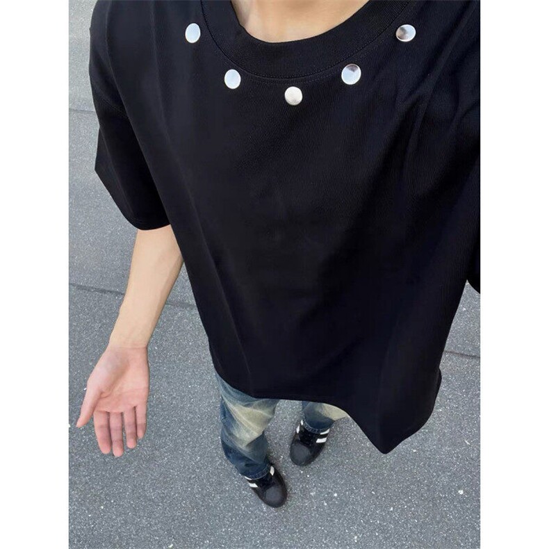 240纯棉垫肩铆钉短袖ZX0175-特批30,男装T恤,星座313A(原308A-2)