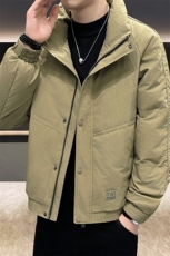 DS-A225标2025冬季新款男士立领时尚潮流白鸭绒羽绒服夹克55888，男装夹克，电商A225