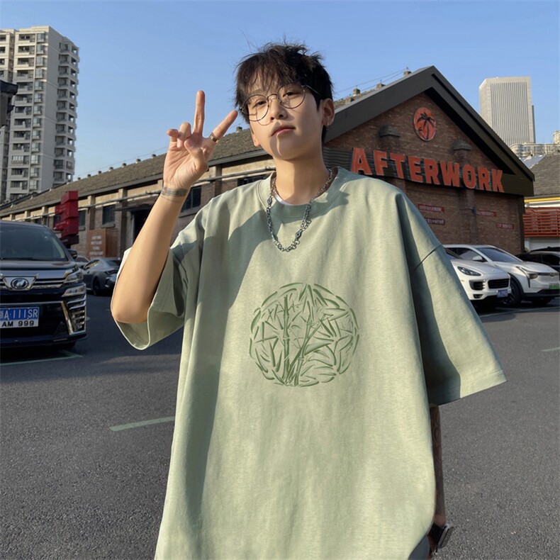 量大优供视频230g重磅纯棉短袖t恤男XT530-特P19,男装T恤,电商B371