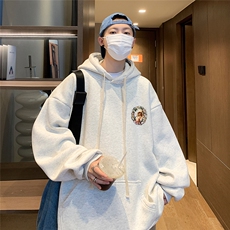 直播360克重磅美式潮牌印花卫衣Y137特P35同步供应华棉品质，男装卫衣，电商A486