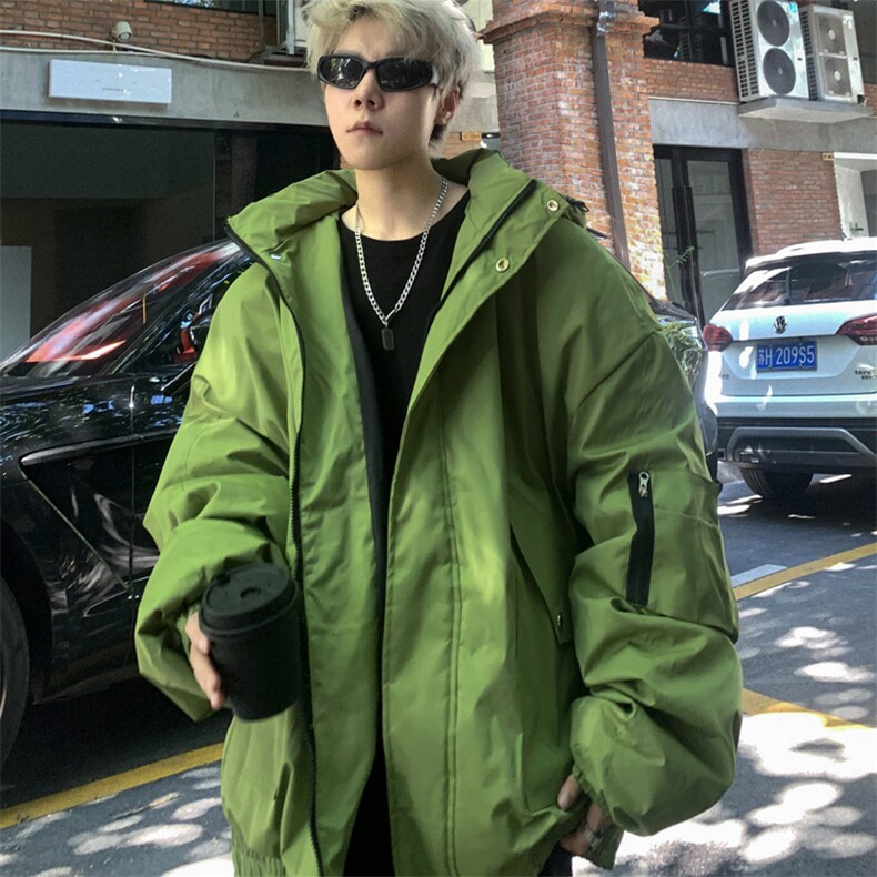 棉服男2025新款宽松休闲加厚保暖棉衣外套M9066P120控158起,男装棉衣,电商A157