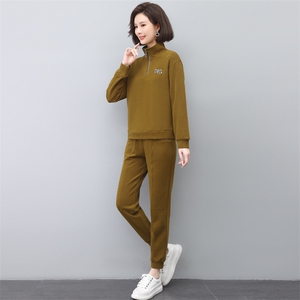 时尚运动套装女2023年春装新款卫衣卫裤两件套洋气百搭休闲潮图片