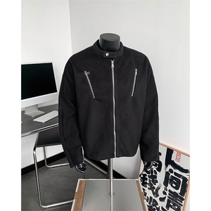 多拉链小众设计感夹克男生秋季潮牌棒球服外套XZ514-2-24264-P115