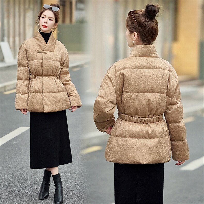 2024年冬季新款國风羽绒服外套女,女装羽绒服,曼娅璐