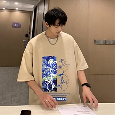 麂皮绒短袖t恤男大码半袖男JD82290-P25，男装T恤，电商A040