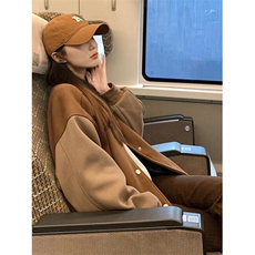 复古棒球服外套女秋季新款小众百搭休闲高级感洋气上衣JB806，男装夹克，星座1116A（原606A-3）