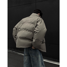 档口图美式高街刺绣PU皮棉服棉袄高级感加厚保暖棉衣MY758-P108，男装棉衣，星座1213