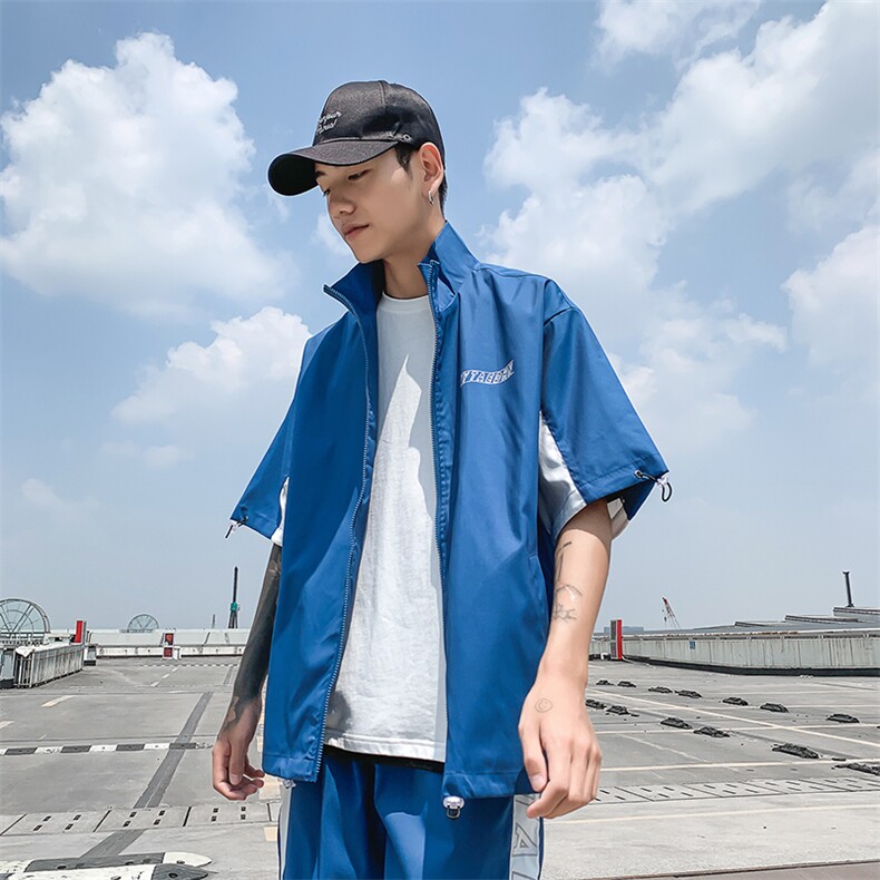 有男士套装夏季情侣T恤短裤运动服防晒衣两件套DS409TP70,男装T恤,电商A102