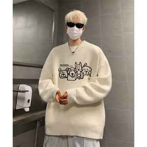 高质量！秋冬季半高领毛衣男加绒加厚线衣男针织衫男MY232-特p38图片