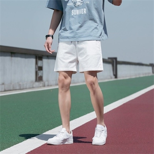 主推不断货短裤男青年大码纯色休闲纯棉三分裤沙滩裤DK8888-P22图片