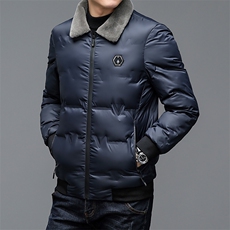 2024加厚新款加厚羽绒棉服男冬季保暖中年爸爸装外套中老年棉衣男，男装棉衣，电商B212（原钱塘6029）