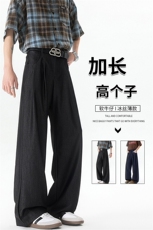 加长版高个子牛仔裤男夏季薄款冰丝休闲190cm115阔腿西裤KZ050P58，男装休闲裤，电商B312