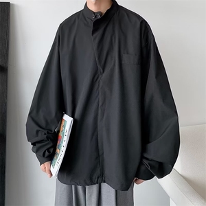 衬衫男韩版潮流高街帅衬衫2024春秋新款ins宽松百搭外套CY026-P36图片