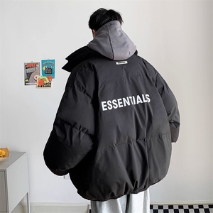 1506-1/MM051/P63棉服男冬季保暖宽松面包服痞帅潮牌宽松棉衣外套图片