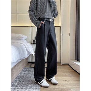 2026春夏新款男女款高级感新面料垂感休闲小脚西装裤6618-特P32图片